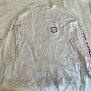 White Vineyard Vines Men's Medium Long Sleeve Shirt